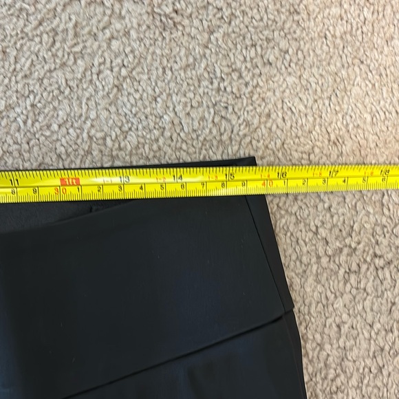 White House, Black market black satin pants ￼ size 8, measurements below - Picture 4 of 6